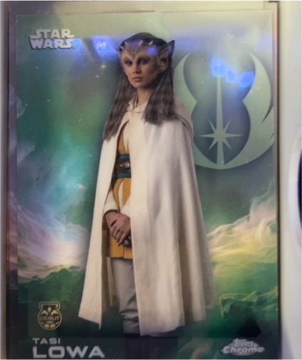 2025 Topps Chrome Star Wars #175 Tasi Lowa — front