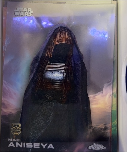 2025 Topps Chrome Star Wars #86 Mae Aniseya — front