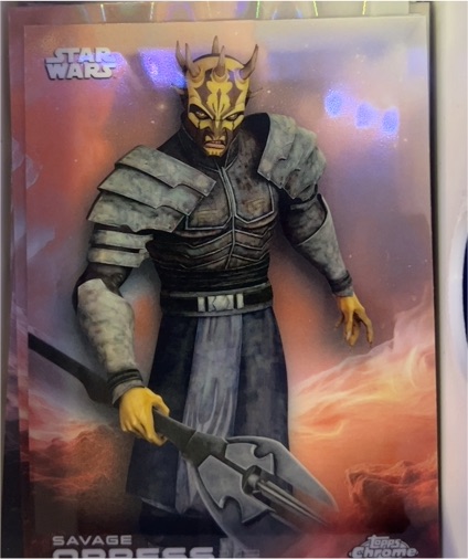 2025 Topps Chrome Star Wars #162 Savage Opress — front