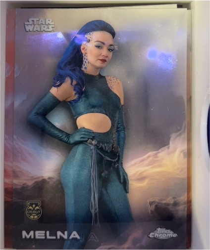 2025 Topps Chrome Star Wars #135 Melna — front