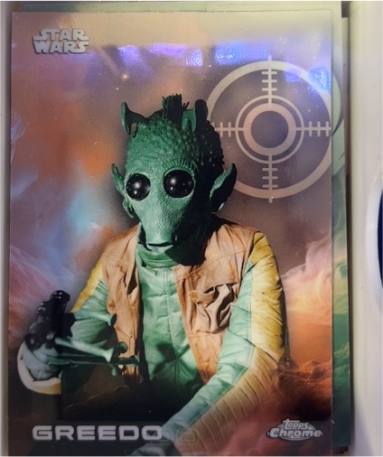 2025 Topps Chrome Star Wars #54 Greedo — front