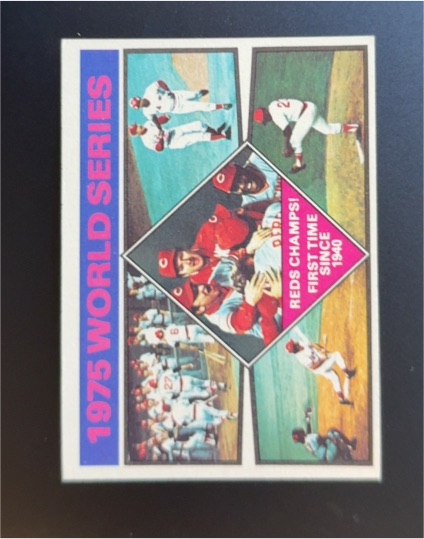 1976 Topps #462 1975 World Series — front