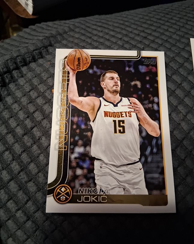 2025-26 Topps #101 Nikola Jokic Denver Nuggets — front