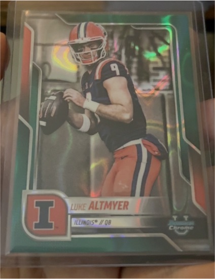 2025 Bowman Chrome University #17 Luke Altmyer — front