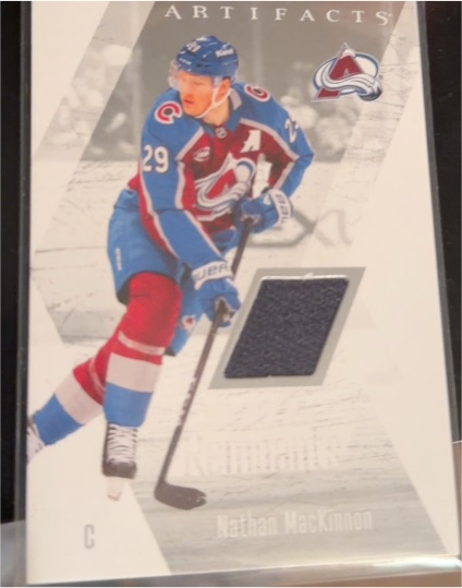 2025-26 Upper Deck Artifacts #NR-22 Nathan MacKinnon — front