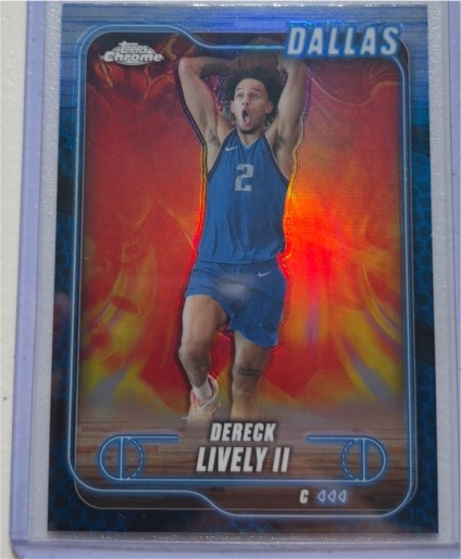 2024-25 Topps Chrome #114 Dereck Lively II — front