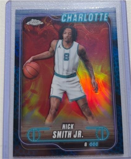 2024-25 Topps Chrome #19 Nick Smith Jr. — front