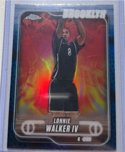 2024-25 Topps Chrome #180 Lonnie Walker IV — front