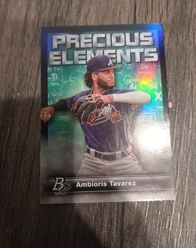 2023 Bowman Platinum #PE-14 Ambioris Tavarez Precious Elements — front