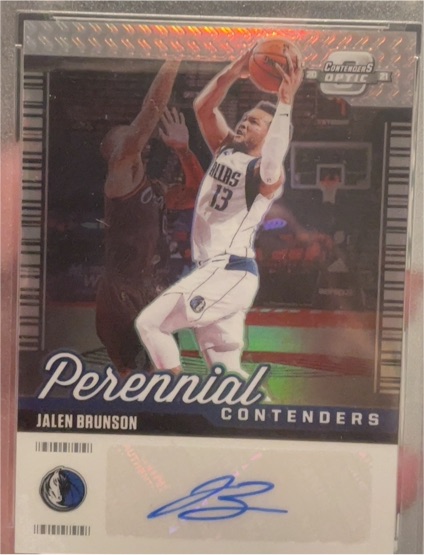 2020-21 Panini Contenders Optic Perennial Contenders #Jalen Brunson — front