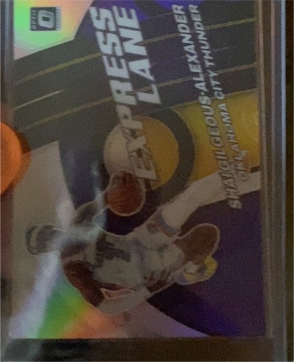2021-22 Panini Donruss Optic #17 Shai Gilgeous-Alexander Express Lane — front