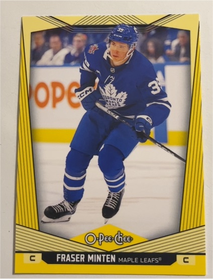 2024-25 O-Pee-Chee #27 Fraser Minten Toronto Maple Leafs — front