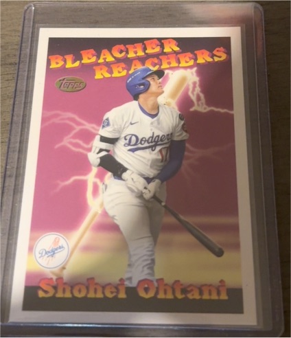 2025 Topps Update #BR-1 Shohei Ohtani Bleacher Reachers — front