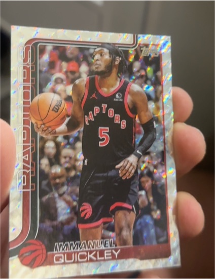 2025-26 Topps #32 Immanuel Quickley — front