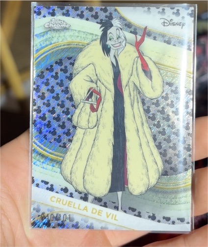 2025 Topps Chrome Disney #103 Cruella de Vil — front