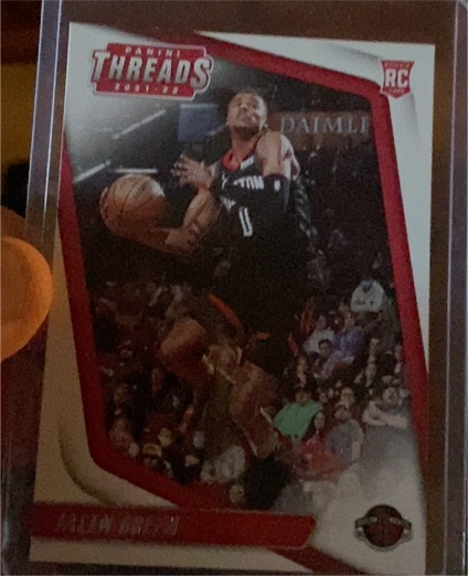 2021-22 Panini Chronicles Threads #99 Jalen Green Rookie Card — front