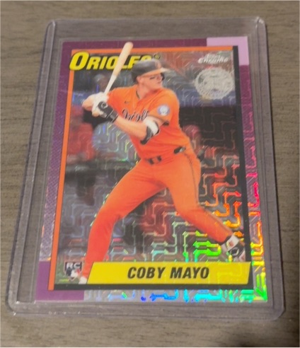 2025 Topps Chrome 1990 #90CB-17 Coby Mayo — front