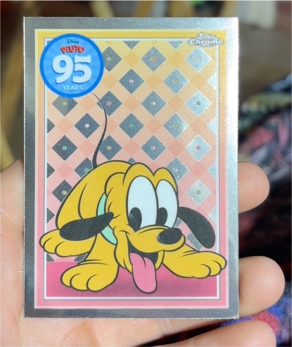 2025 Topps Chrome Disney #PL-2 Pluto 95th Anniversary — front