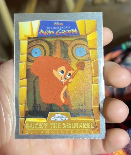 2025 Topps Chrome Disney #EMP-10 Bucky the Squirrel — front