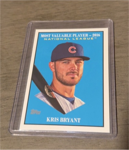 2025 Topps Update Series #MV-14 Kris Bryant 2016 MVP — front
