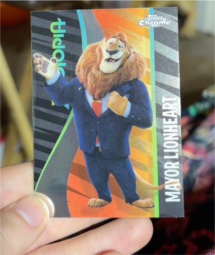 2025 Topps Chrome Disney #ZI-4 Mayor Lionheart Zootopia Icons — front