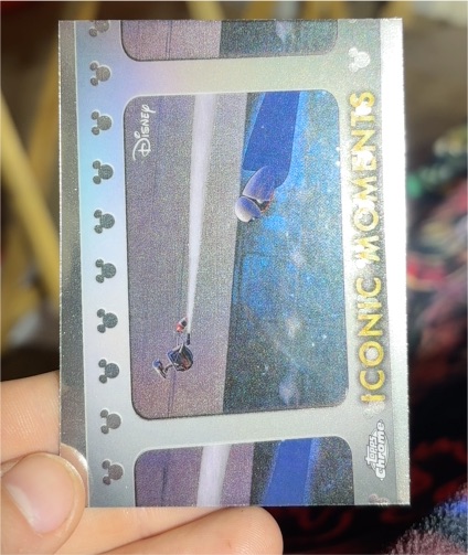 2025 Topps Chrome Disney Iconic Moments #IM-13 WALL-E and EVE's Space Walk — front