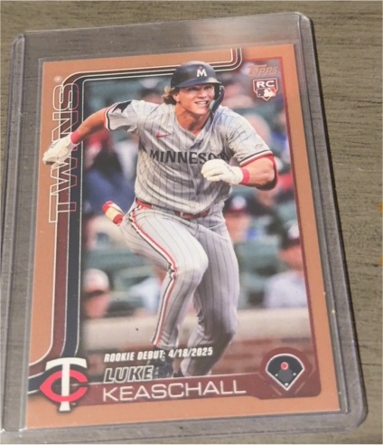 2025 Topps Update #US280 Luke Keaschall — front