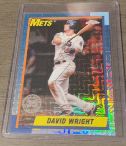 2025 Topps Update Chrome #U90C-90 David Wright — front