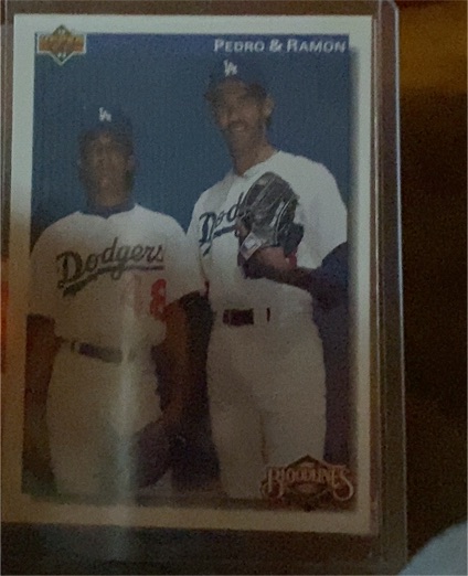 1992 Upper Deck Bloodlines #79 Pedro Martinez, Ramon Martinez — front