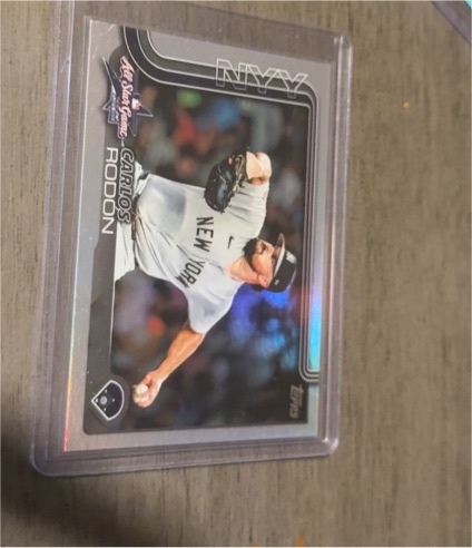 2025 Topps Series 1 Carlos Rodon #NYY New York Yankees — front