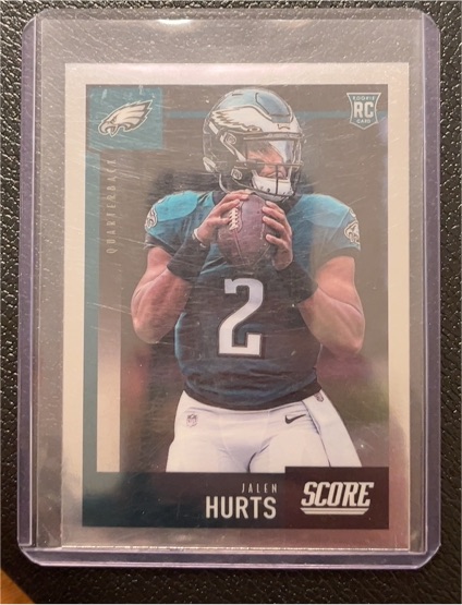 2020 Panini Chronicles Score #457 Jalen Hurts — front