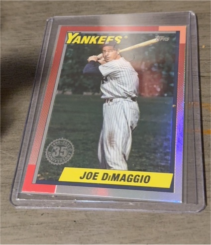 2025 Topps Update #U90-39 Joe DiMaggio 35th Anniversary Yankees — front