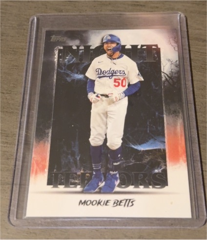 2025 Topps Update #NT-9 Mookie Betts Night Terrors — front
