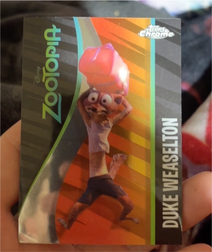 2025 Topps Chrome Disney Zootopia #ZI-7 Duke Weaselton — front