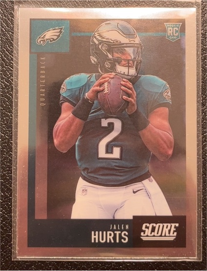 2020 Panini Chronicles Score #457 Jalen Hurts — front