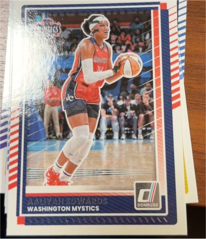 2025 Donruss WNBA #unknown Aalyah Edwards — front