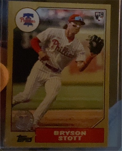 2022 Topps Archives 1987 #229 Bryson Stott — front