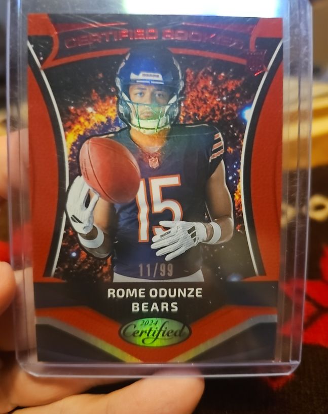 2024 Panini Certified #13 Rome Odunze Certified Rookies — front