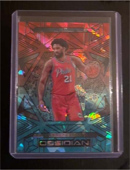 2023-24 Panini Obsidian #21 Joel Embiid — front