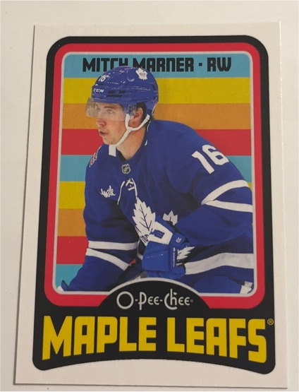2024-25 O-Pee-Chee Mitch Marner Retro #523 — front