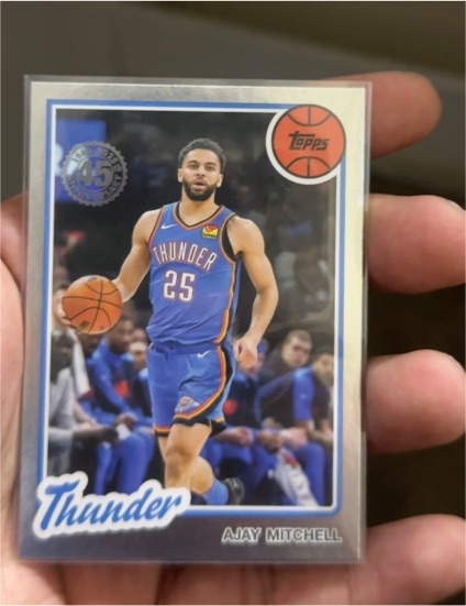 2025-26 Topps 1980-81 Topps Basketball #80BK-12 Ajay Mitchell — front