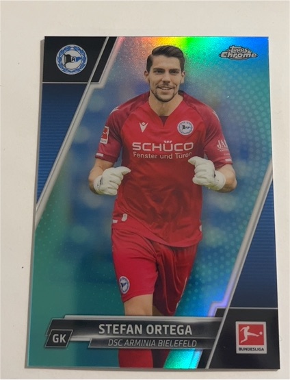 2021-22 Topps Chrome Bundesliga #19 Stefan Ortega — front