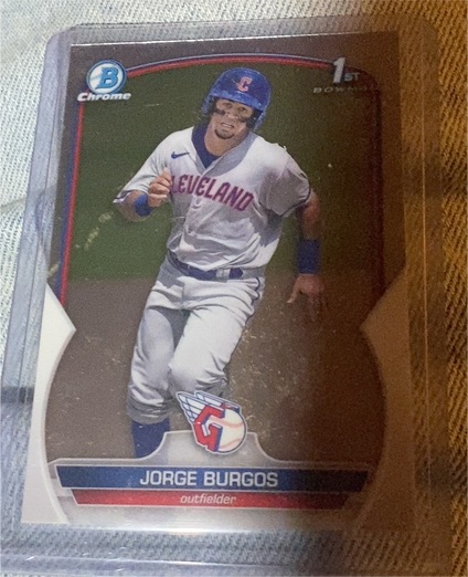 2023 Bowman Chrome #BCP-98 Jorge Burgos — front