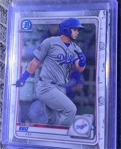 2020 Bowman Chrome #BCP-143 Keibert Ruiz — front