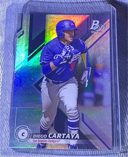 2019 Bowman Platinum Top Prospects #TOP-58 Diego Cartaya — front