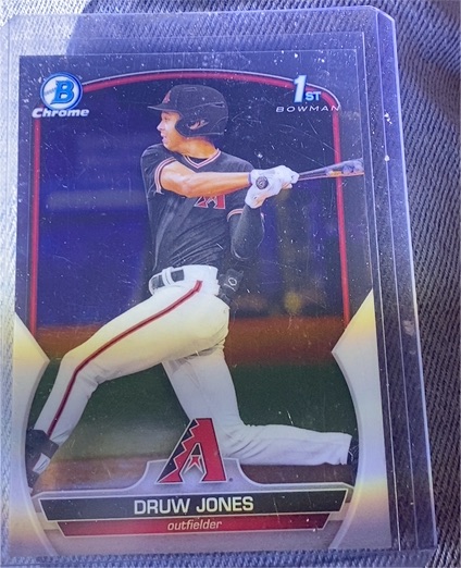 2023 Bowman Chrome #BCP-25 Druw Jones — front