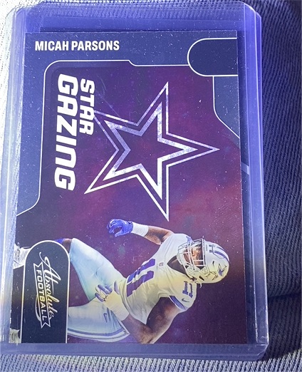 2022 Panini Absolute #SG-6 Micah Parsons Star Gazing — front