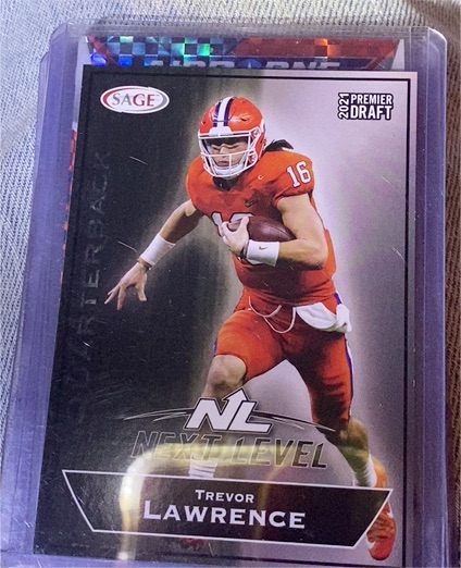 2021 Sage Premier Draft Next Level #162 Trevor Lawrence — front