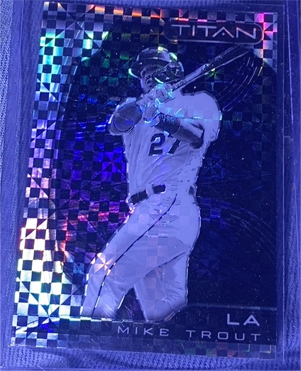 2022 Panini Chronicles Titan Building Blocks #20 Mike Trout — front