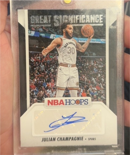 2024-25 Panini NBA Hoops Great Significance #GS-JCS Julian Champagnie — front